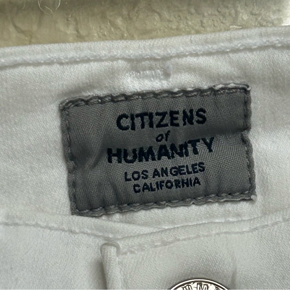 Citizens of Humanity Cara High Rise Cigarette Ankle Jeans White Women’s Size 27 - Picture 4 of 10